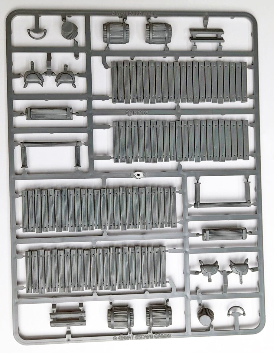 DMHP103 DEAD MANS HAND BOARDWALKS x 2 SPRUES (BAGGED)