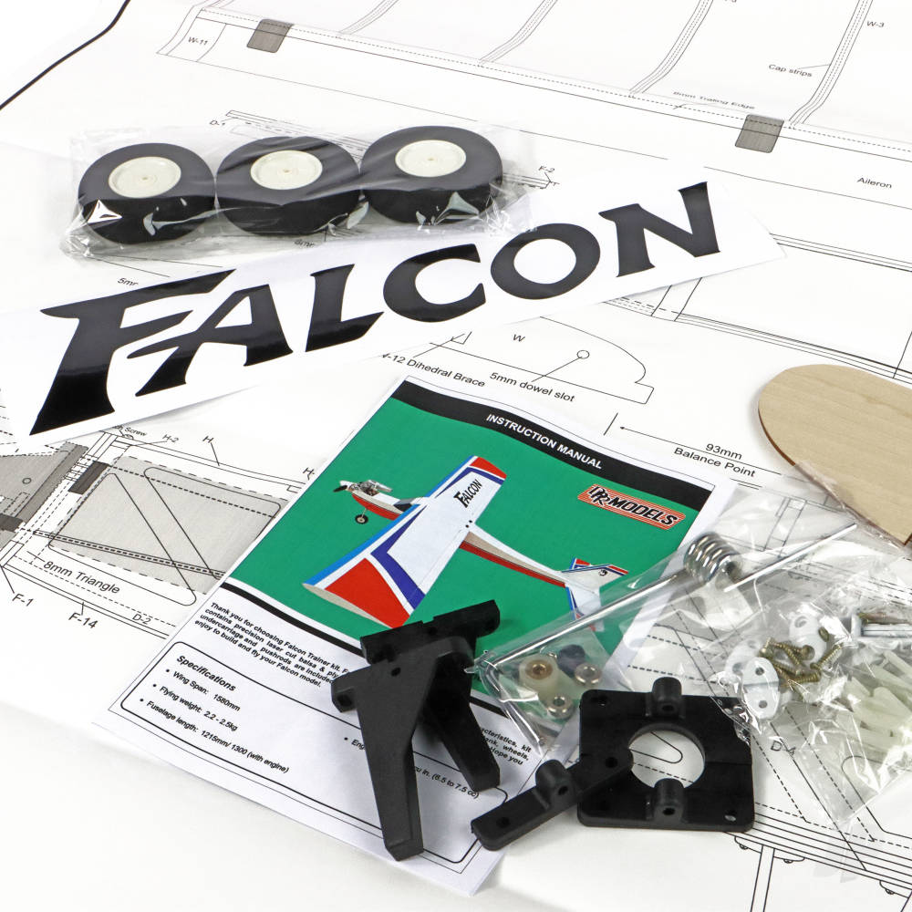 DPR Falcon 46 Trainer Kit (7.5-8.5cc / 4S) 1.58m / 62in