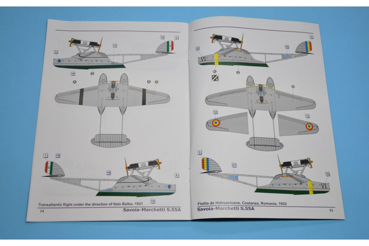 Dora Wings 1/72 Savoia-Marchetti S.55A Kit DW72018