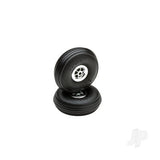 Dubro 2.in Diameter Chrome Treaded Wheels (2 pcs)