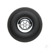 Dubro 2.75n Diameter Chrome Treaded Wheels (2 pcs)