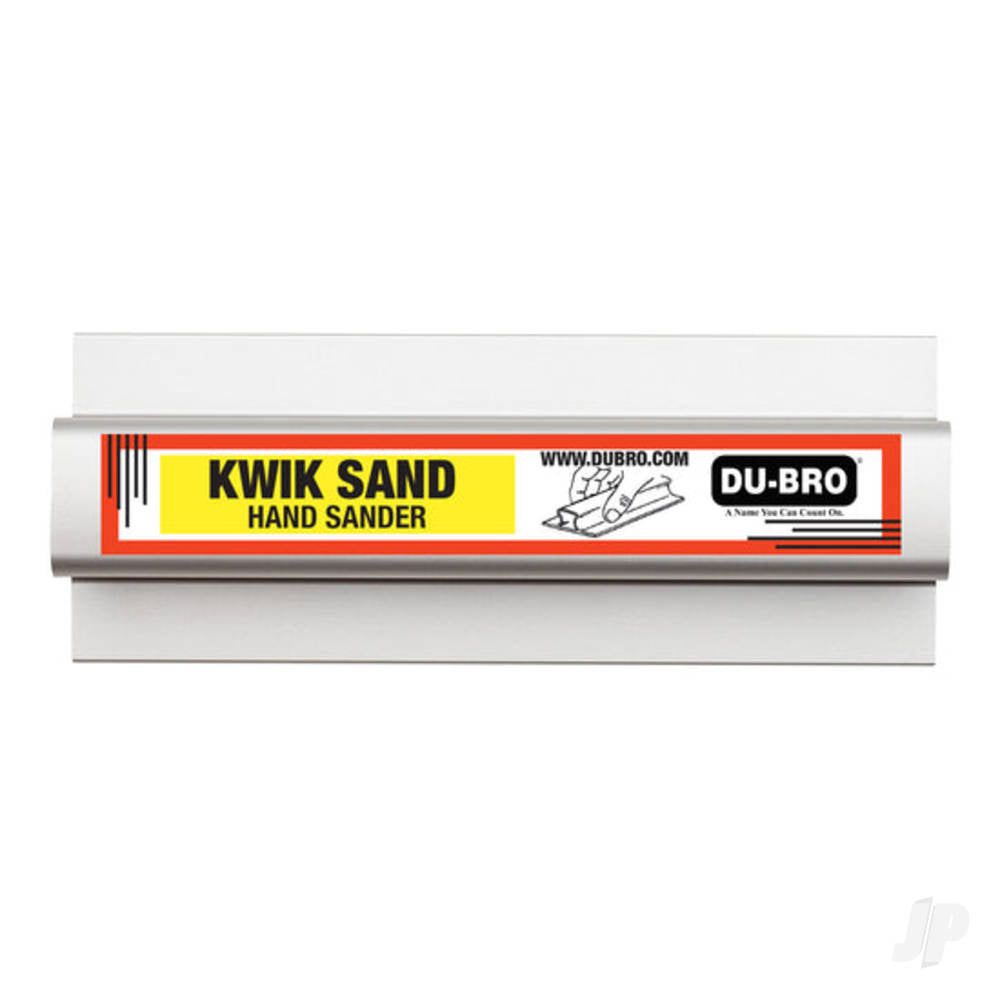 Dubro Kwik Sand Hand Sander 5.5in with (80/150/220 Grit)