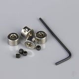 1/16in Plated Brass Dura-Collars (12 pcs per package)