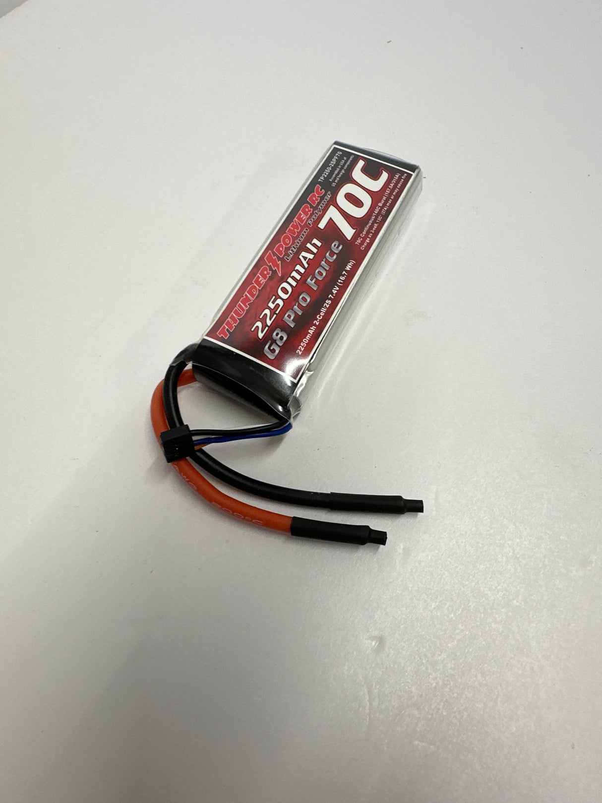Thunder Power Lipo 7.4V 2 cell 2250mah 70C