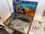 Revell Plastic helicopter kit Bell UH-1 Huey 1:24 04905 Opened but complete