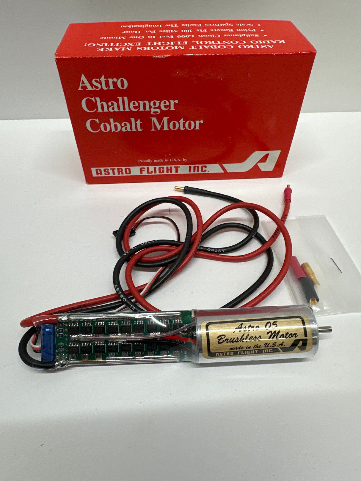 Astro Flight Inc Brushless 05 Motor with ESC inline For old Kyosho fan 805K