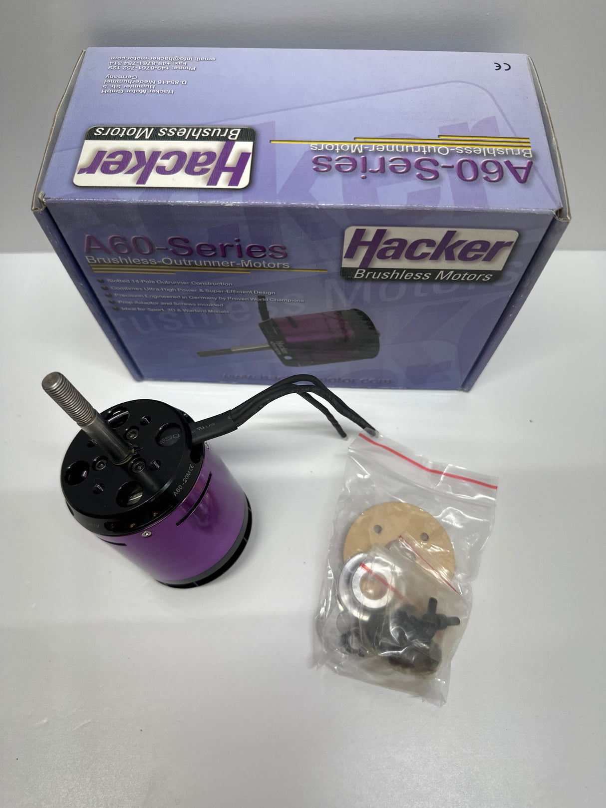 Hacker A60-20M  kv170 Outrunner Brushless Motor