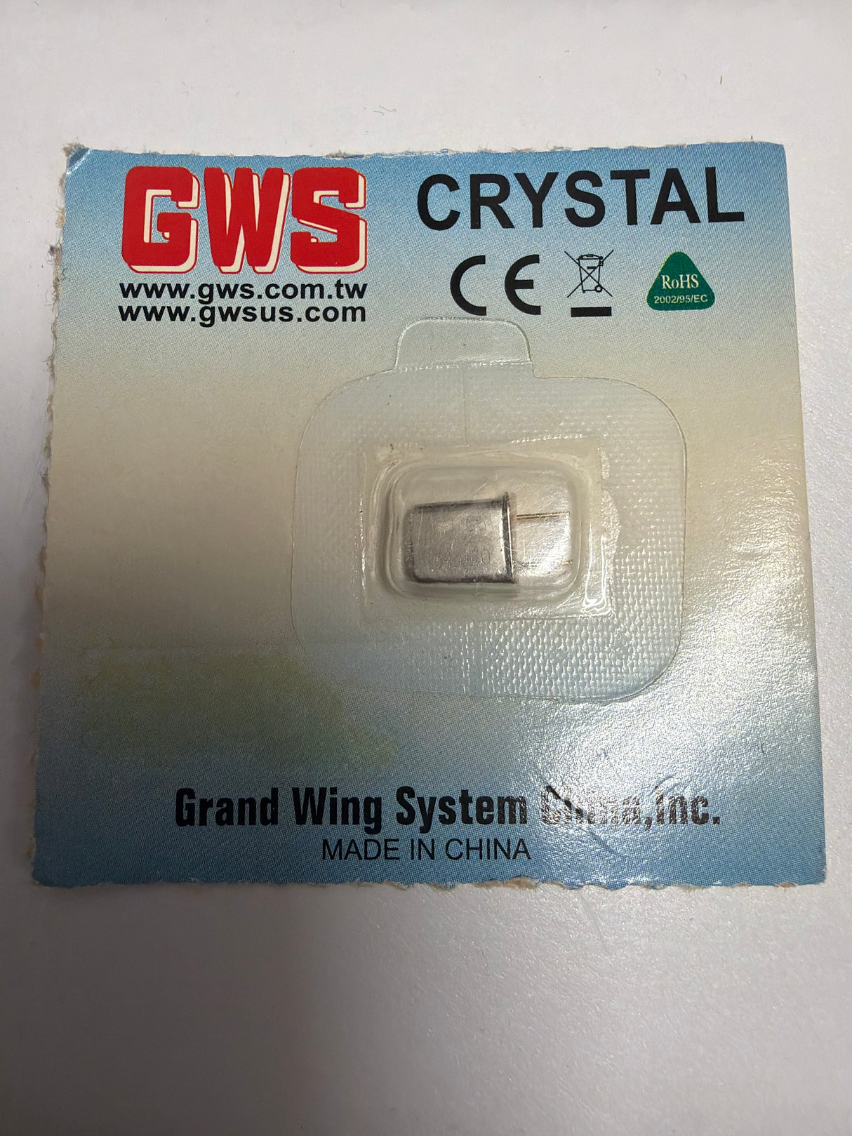 GWS Receiver Crystal  quartz mini / 35MHz / channel 90 35.300