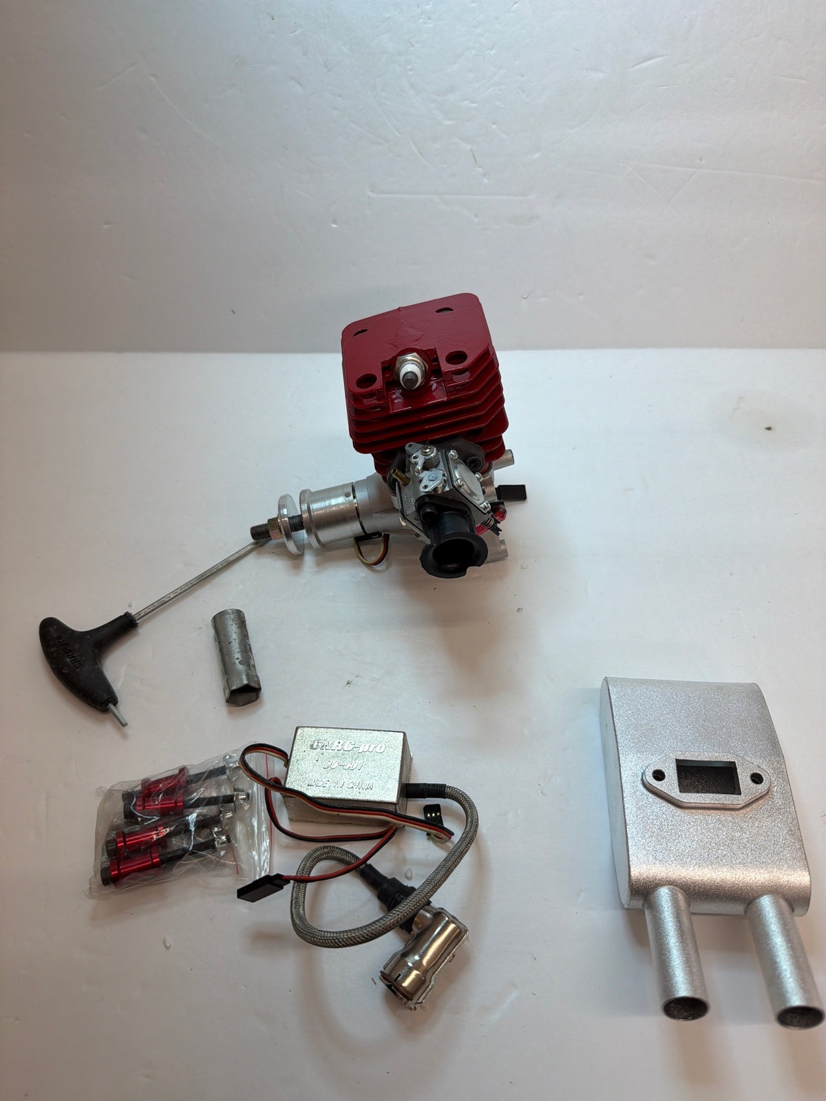 CRRCpro GF50i 50cc Petrol Engine Gagsoline Slingle Cylinder Side Exhaust 2-Stroke Petrol Engine