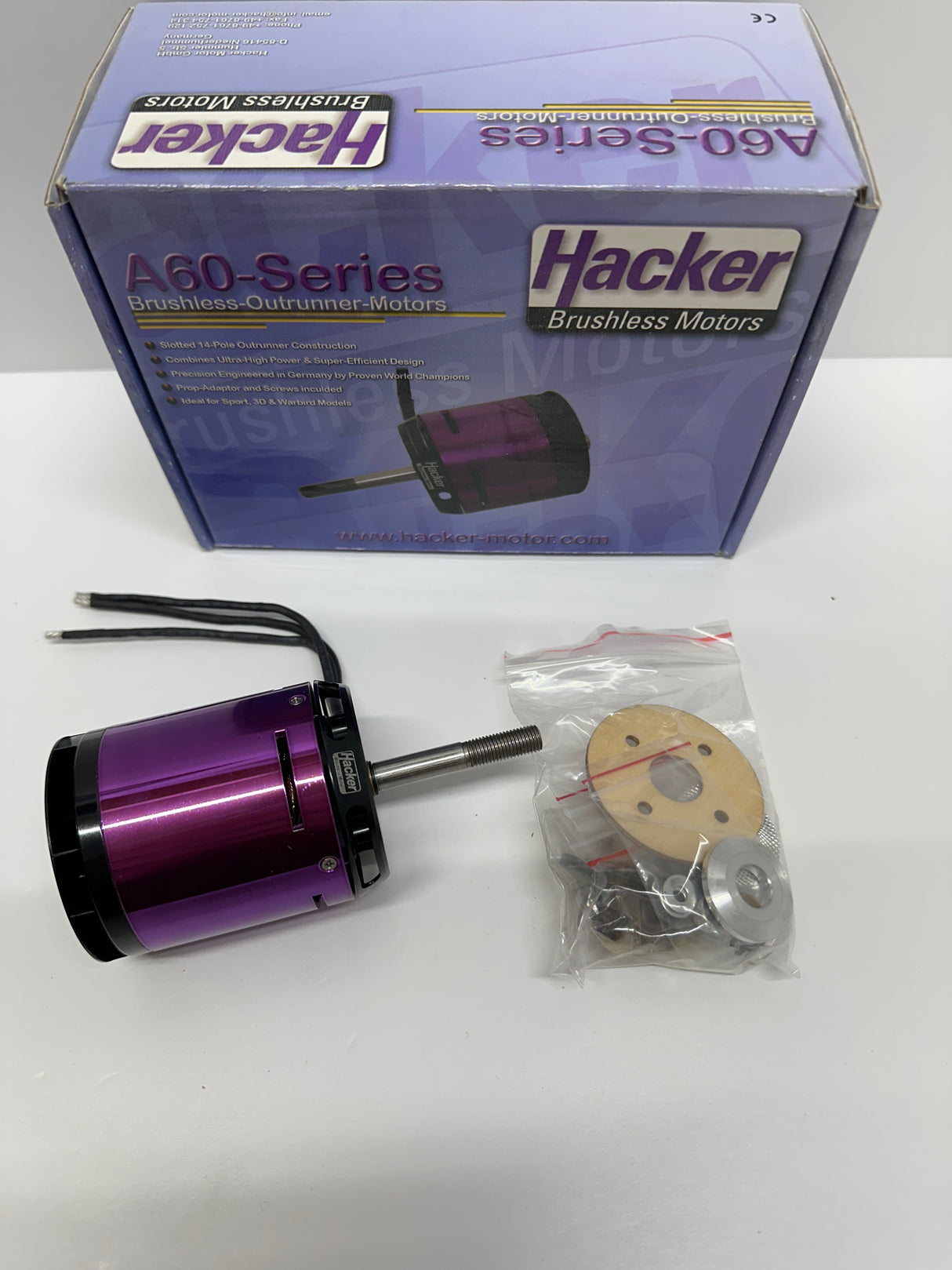 Hacker A60-20M  kv170 Outrunner Brushless Motor