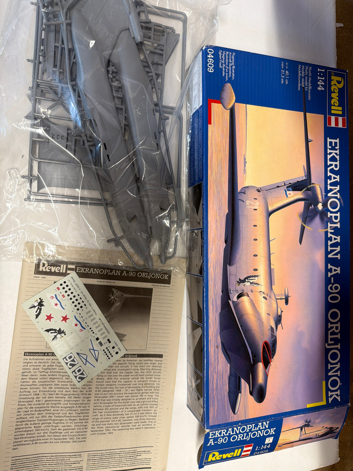 Revell 1/144 Ekranoplan A-90 Orljonok 04609