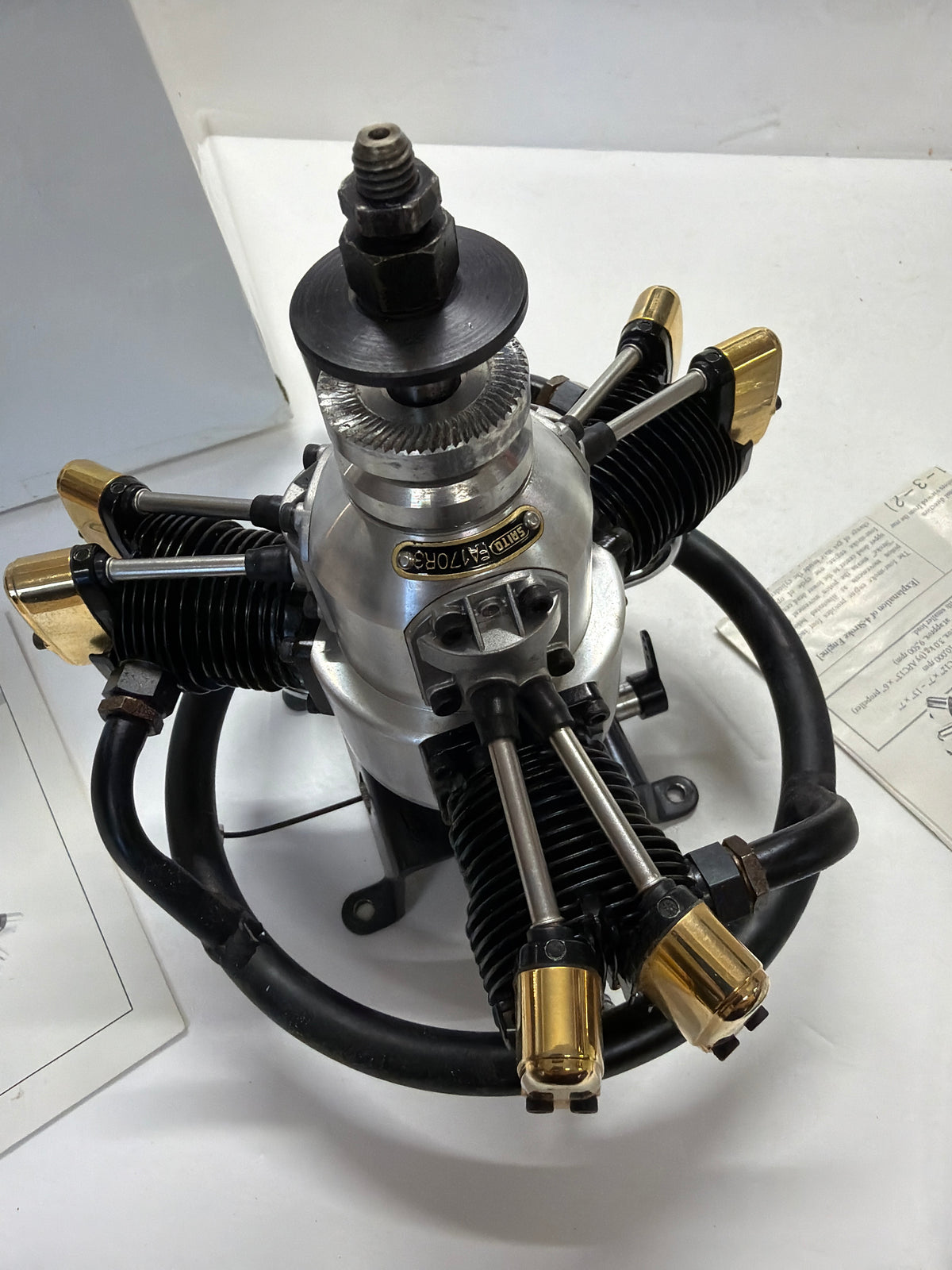 Saito Second Hand  FA-170R3 Golden Knight Radial 3 Cylinder 4 Stroke RC Plane Engine
