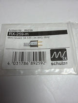 Schulze Receiver Crystal  quartz mini / 35MHz / channel 59 34.990