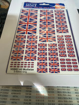 Becc Decals VGB01 - Union Jack 5mm-50mm