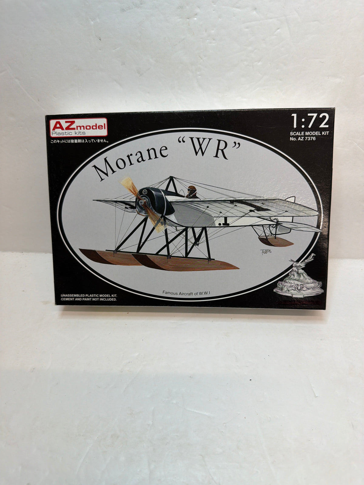 Morane WR Floatplane — AZ Model 1/72 Plastic model Kit Vintage