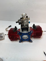 CRRCpro  55cc Petrol Engine Gagsoline twin Cylinder Side Exhaust 2-Stroke Petrol Engine second hand