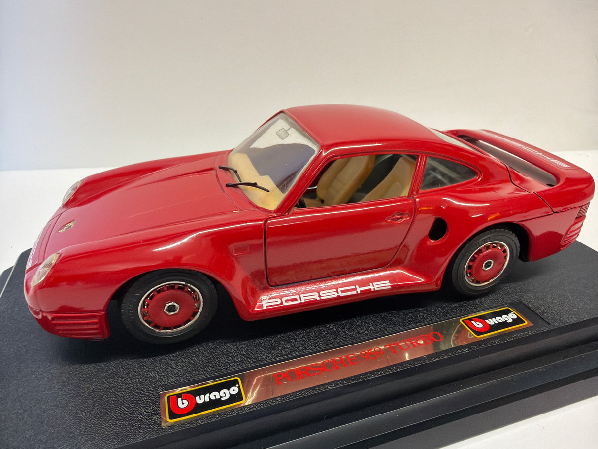 Bburago 1/24 Porsche 959 turbo Red 0563
