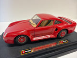 Bburago 1/24 Porsche 959 turbo Red 0563