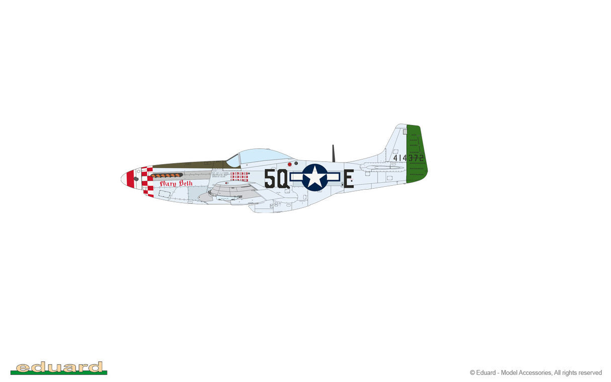 Eduard 1/72 Aces of the Eighth P-51D Mustang Limited Edition 2147