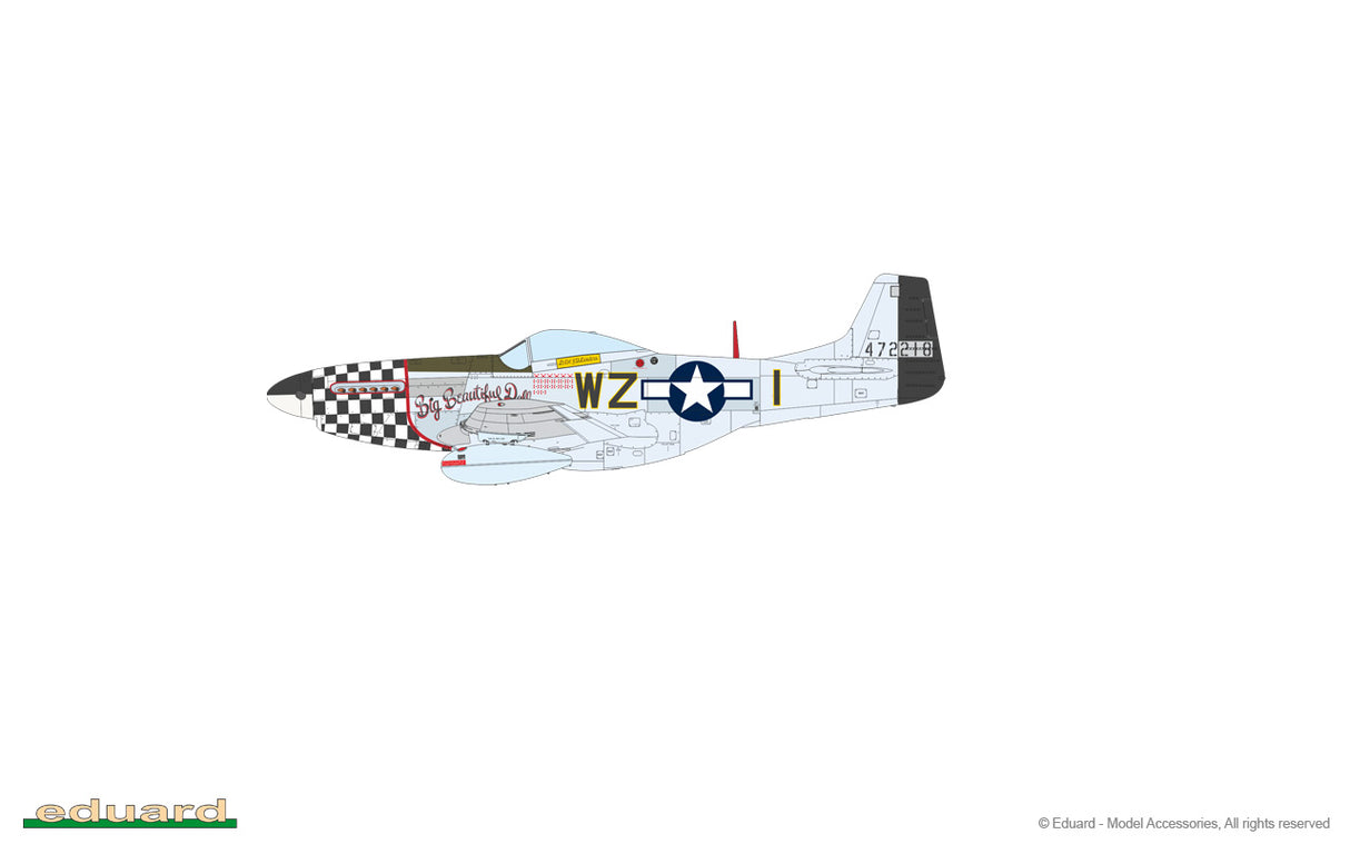 Eduard 1/72 Aces of the Eighth P-51D Mustang Limited Edition 2147