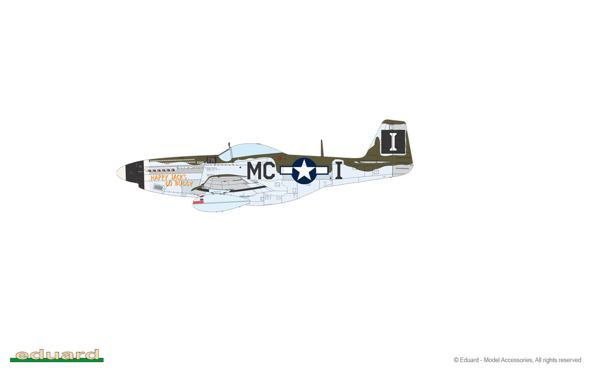 Eduard 1/72 Aces of the Eighth P-51D Mustang Limited Edition 2147