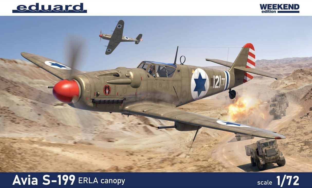 Eduard 1/72 Avia S-199 Erla Canopy kit 7472