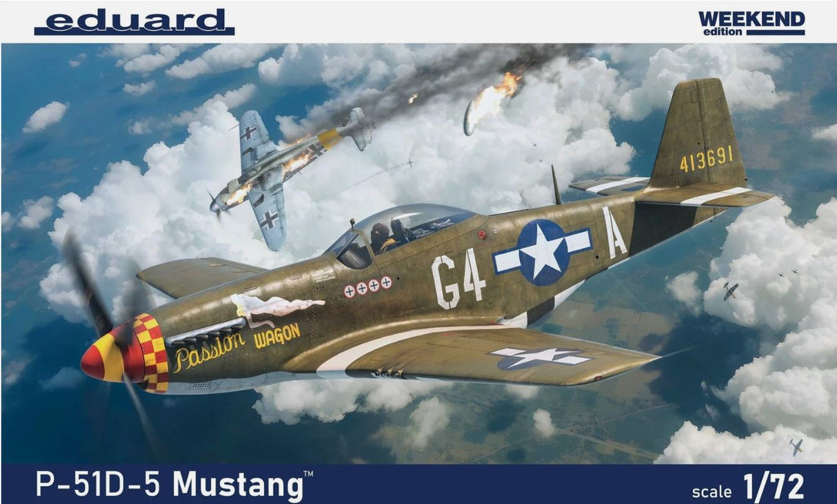 Eduard 1/72 P-51D-5 Mustang  Kit 7476