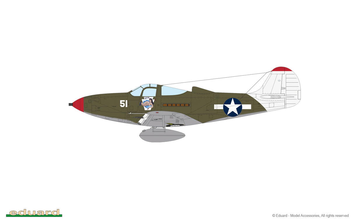 Eduard 1/48 P-39N Aircobra ProfiPack edition kit 7406