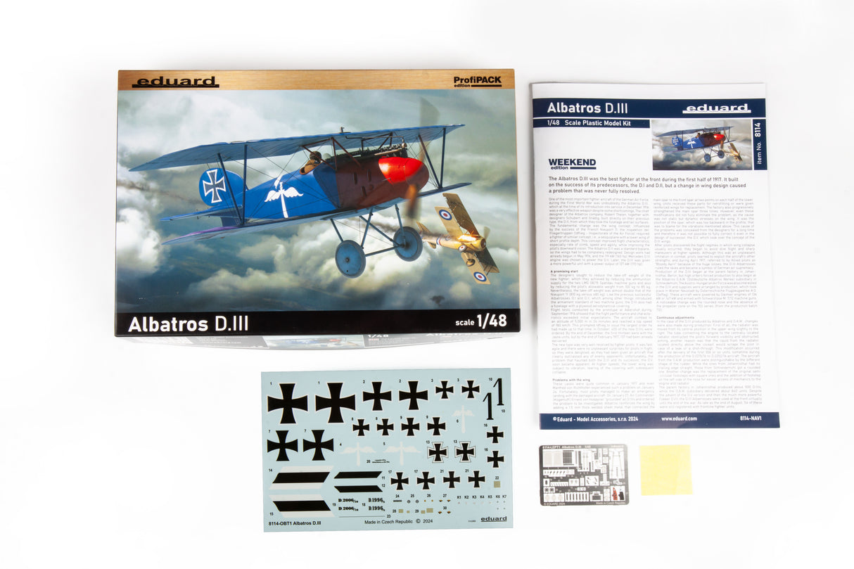 Eduard 1/48 Albatros D. III Profipack 8114