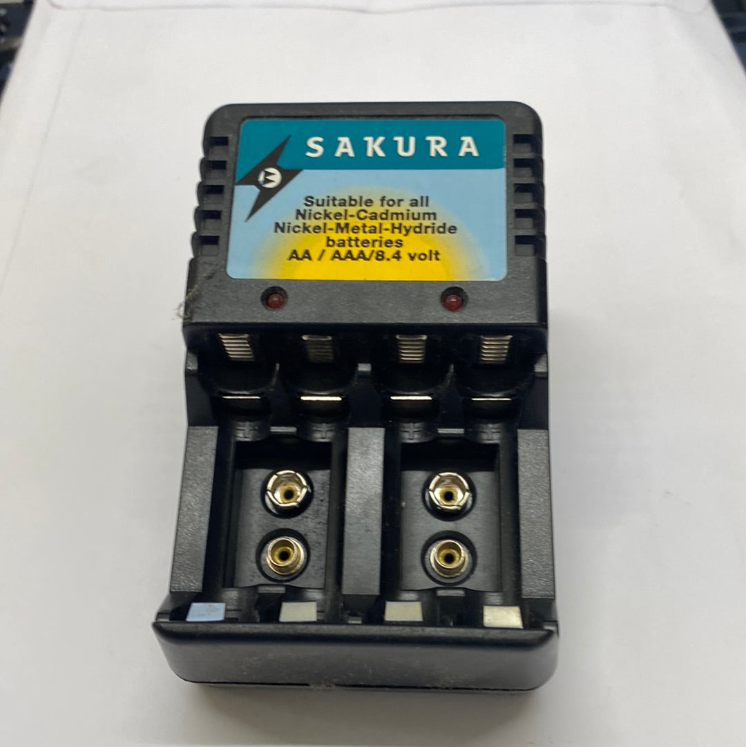 Sakura Nimh Mains Charger - AA/AAA/PP3 - SECOND HAND