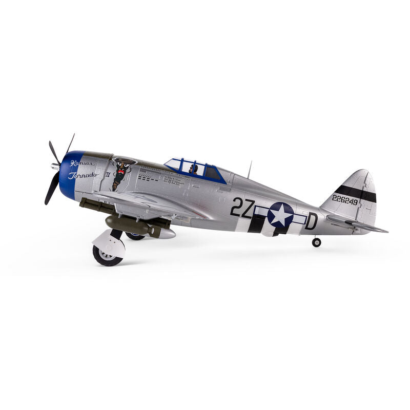 E-Flite P-47 Razorback 1.2m BNF Basic with AS3X & SAFE Select