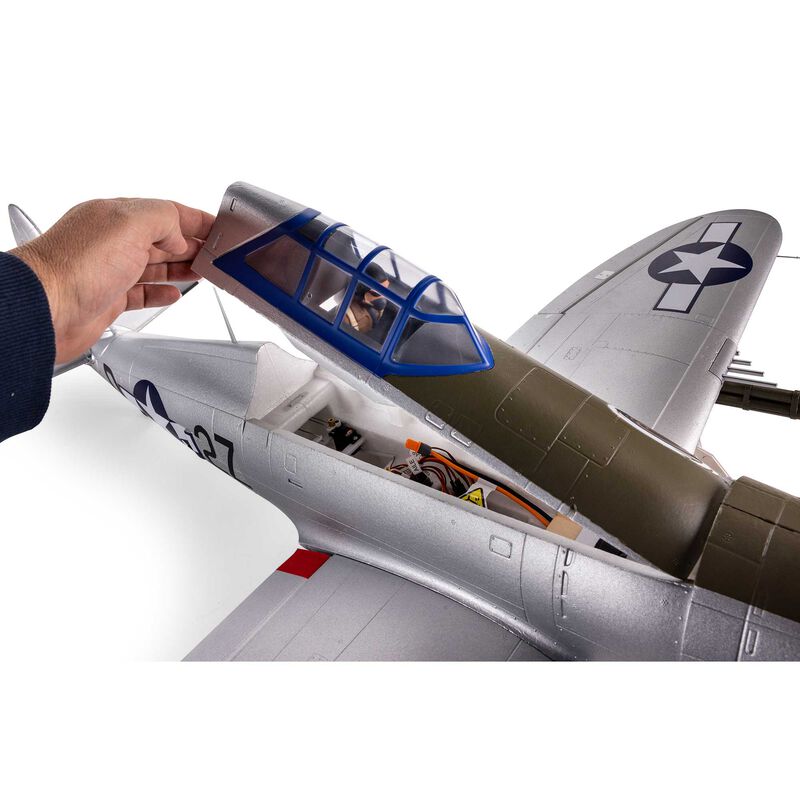 E-Flite P-47 Razorback 1.2m BNF Basic with AS3X & SAFE Select