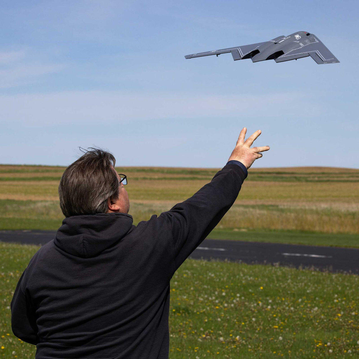 E-Flite UMX Micro B-2 Spirit of America Twin 30mm EDF BNF Basic