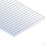 12x24in (30x60cm) HO-Scale Car Siding Sheet .040in (1.0mm) Thick (1 Sheet per pack)