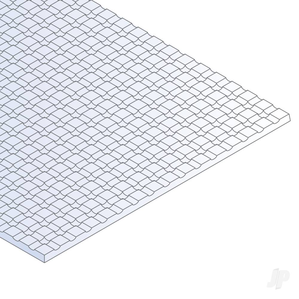 12x24in (30x60cm) Sidewalk Sheet .040in (1.0mm) Thick 1/8x1/8in Spacing (1 Sheet per pack)