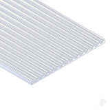 12x24in (30x60cm) Board & Batten Sheet .040in (1.0mm) Thick .100in Spacing (1 Sheet per pack)