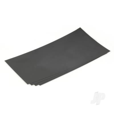 6x12in (15x30cm) Black Sheet .060in Thick (1 sheet per pack)