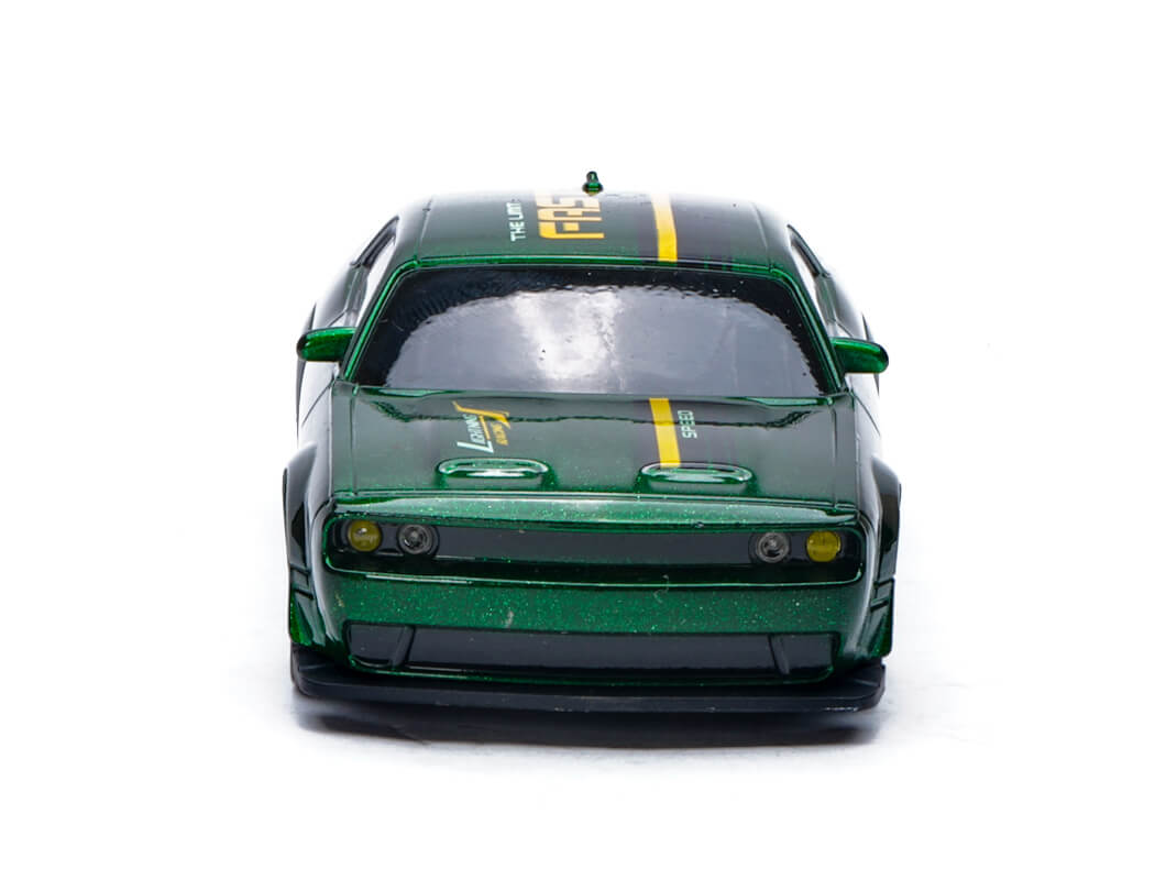 E-ZEE RC 1/43 LIGHTING STINGER 4WD DRIFT CAR w/GYRO - GREEN EZ-8501EGN