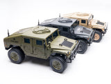 E-ZEE RC 1/16 4WD RC HUMMER MILITARY TRUCK - BLACK