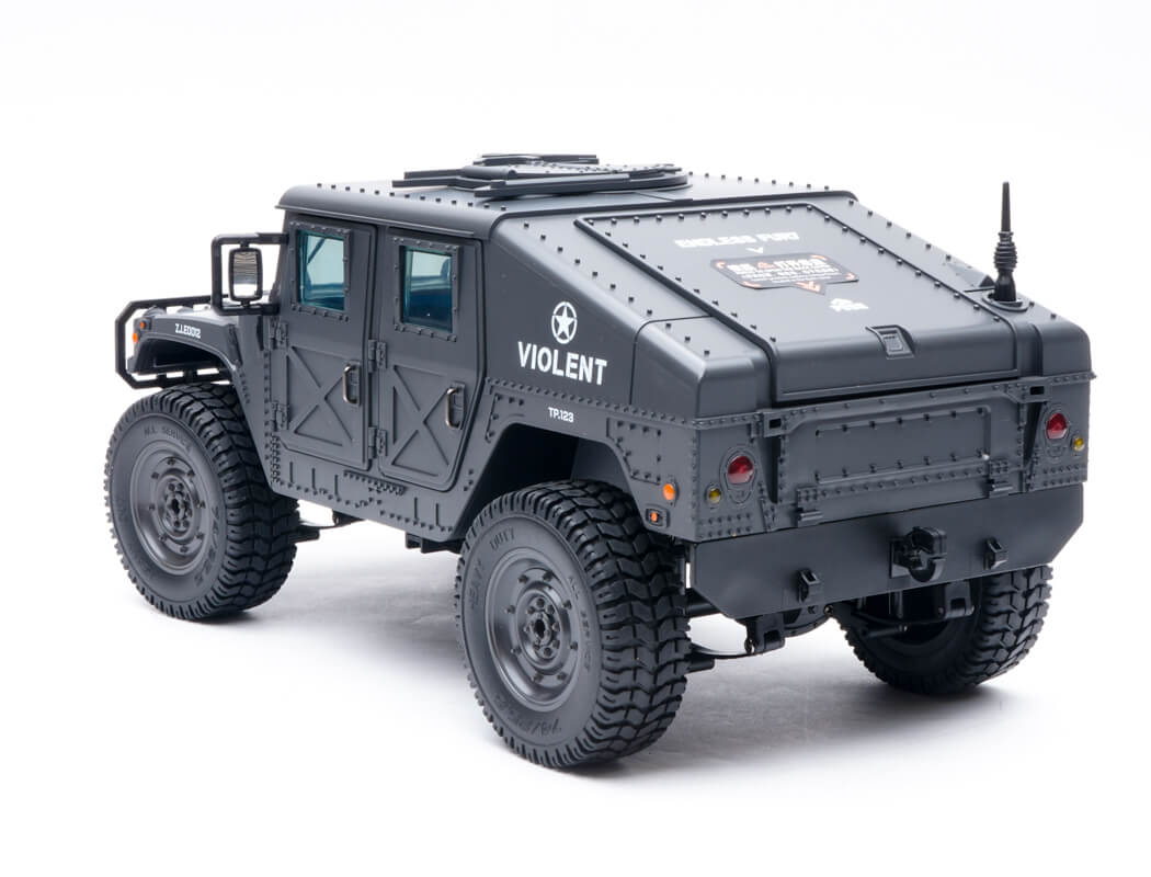 E-ZEE RC 1/16 4WD RC HUMMER MILITARY TRUCK - BLACK