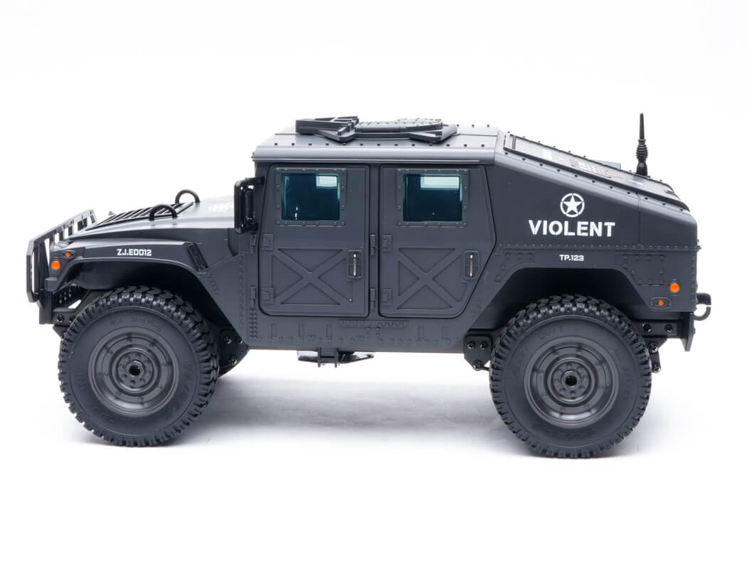 E-ZEE RC 1/16 4WD RC HUMMER MILITARY TRUCK - BLACK