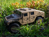 E-ZEE RC 1/16 4WD RC HUMMER MILITARY TRUCK - Desert Sand