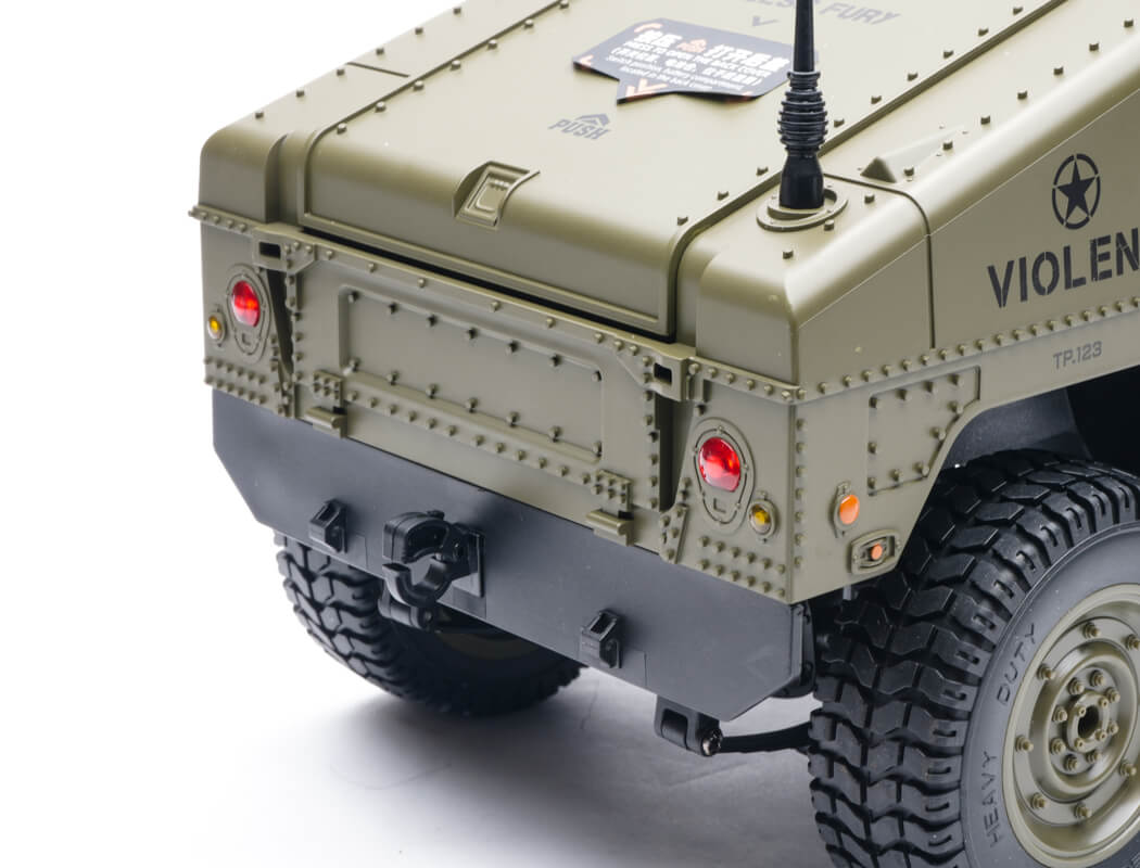 E-ZEE RC 1/16 4WD RC HUMMER MILITARY TRUCK - GREEN