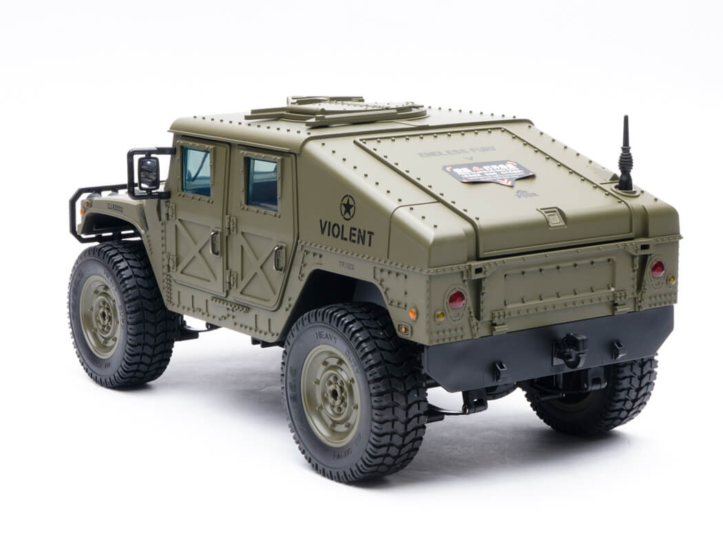 E-ZEE RC 1/16 4WD RC HUMMER MILITARY TRUCK - GREEN