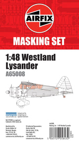 Airfix Masking Set - Westland Lysander - 1:48 Scale 1:48 Scale