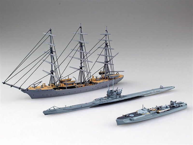 Aoshima 1/350 German navy Christian Raditch/ S-Boat and U-Boat kit AOS05657