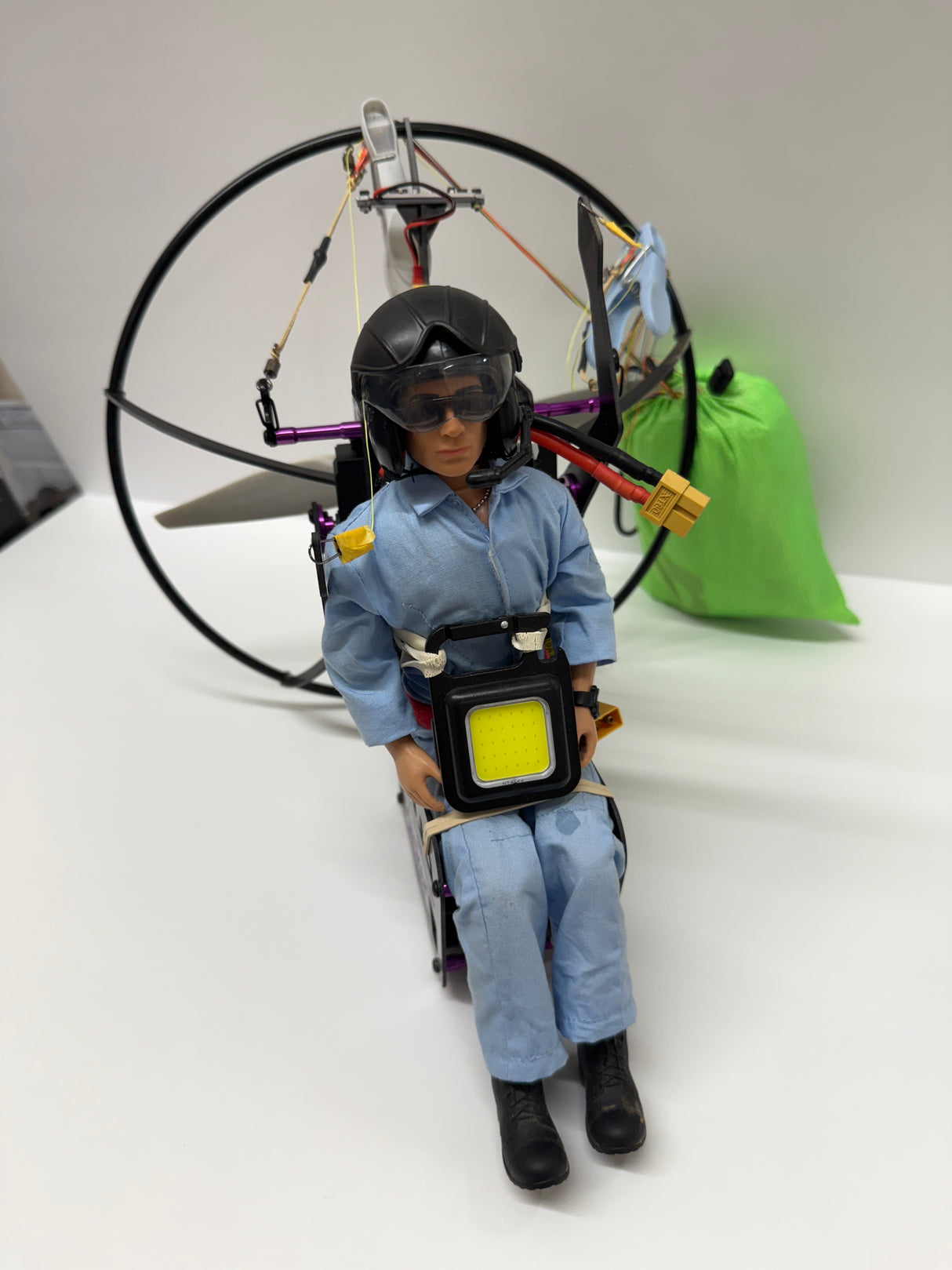 Hacker Para-RC Cloud 1.5 complete set ARF (green) - SECOND HAND