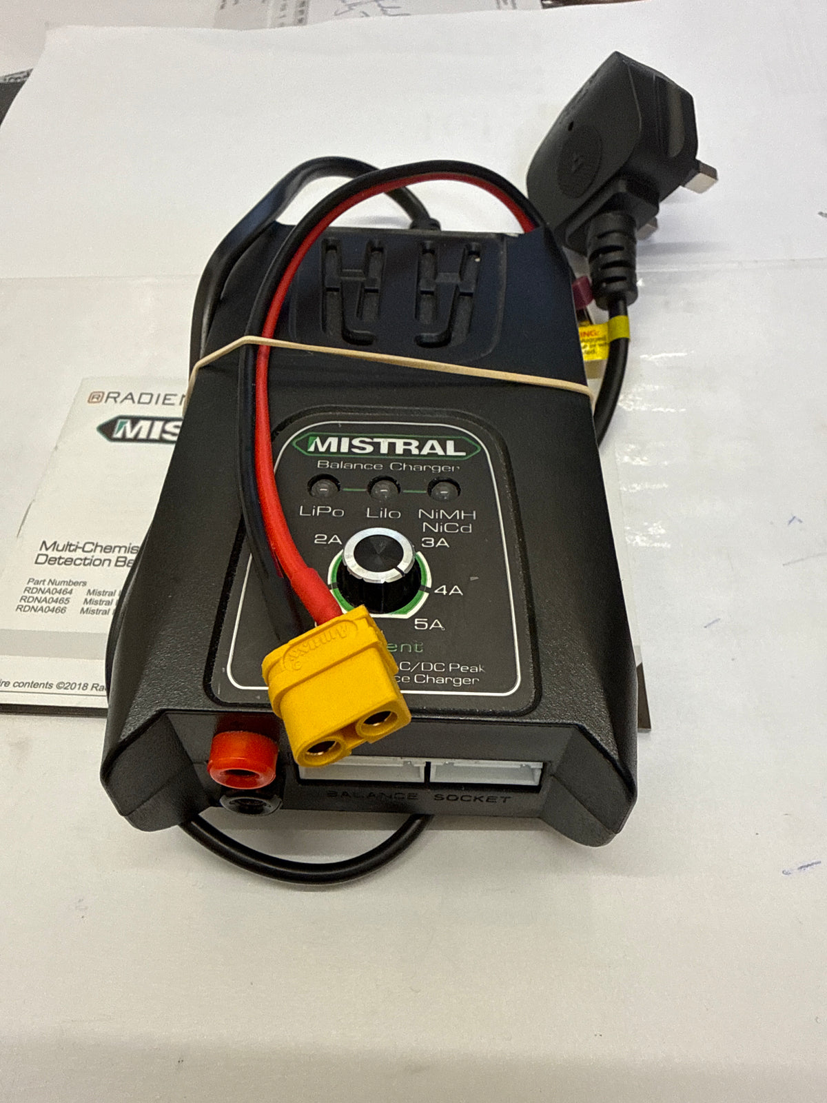 Mistral LED LiPo-NiMH 5A Charger AC/DC (UK) - Second Hand