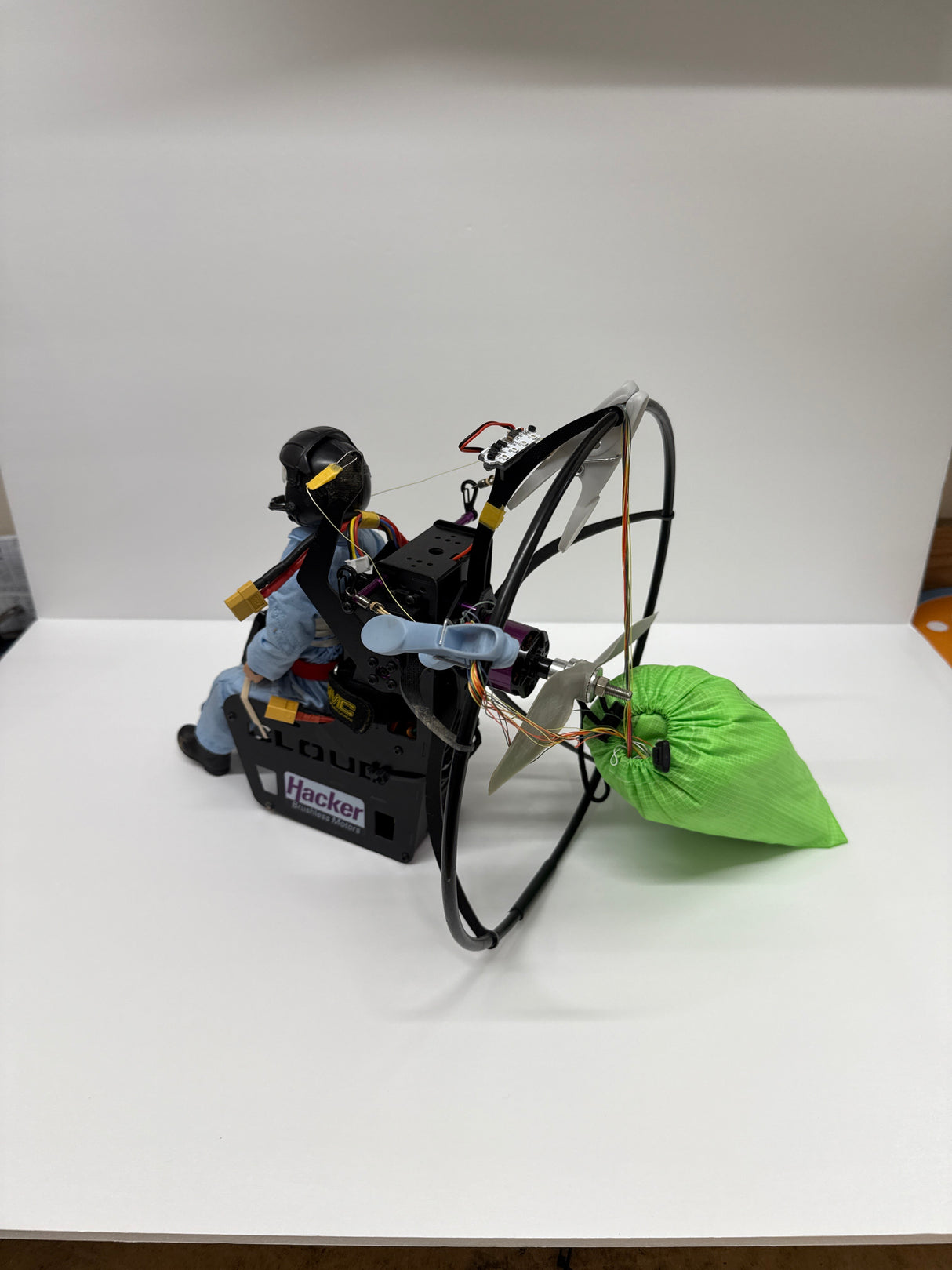 Hacker Para-RC Cloud 1.5 complete set ARF (green) - SECOND HAND