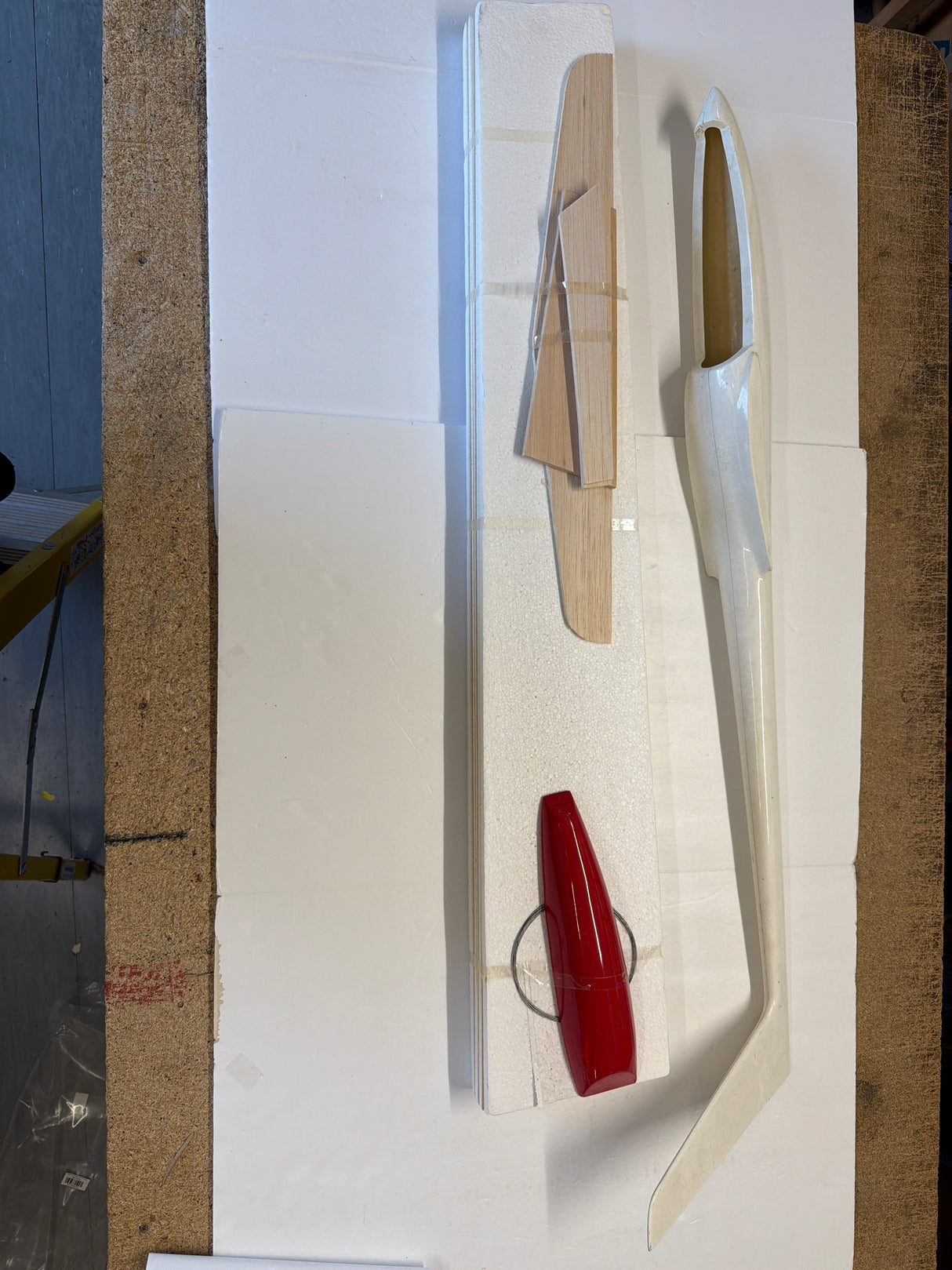 Solus Glider kit glass fuss Foam wings